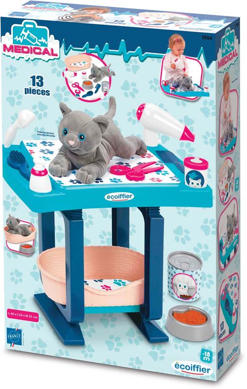 Ecoiffier Multicolore Jeu D'imitation Table De Toilettage