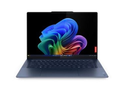 PC portable Lenovo Yoga Slim 7 14Q8X9 14,5 OLED 90 Hz Ecran tactile Copilot+PC Snapdragon® X Elite 16 Go RAM 512 Go SSD Bleu cosmique