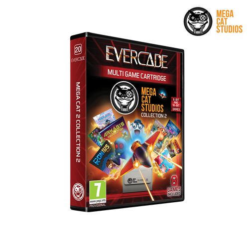 Cartouche de jeux Just for Games Evercade Mega Cat Studios Collection 2