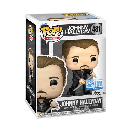 Figurine Funko Pop Rocks Johnny Hallyday Exclusivité Fnac
