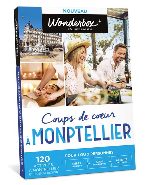 Coffret Cadeau Wonderbox Coups de Cœur à Montpellier