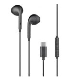 Kit piéton écouteurs filaire USB Type C BigBen Connected Noir