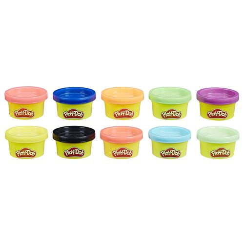 Pack de 8 pots de pâte à modeler Play-Doh : Couleurs arc-en-ciel - N/A -  Kiabi - 10.49€