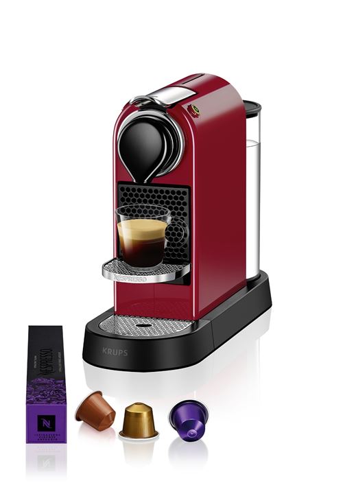Machine à café Nespresso Krups Citiz Rouge YY4117FD
