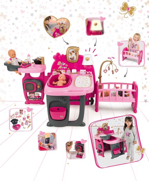 Playset Smoby Baby Nurse Grande Maison Des Bebes Accessoire Poupee Achat Prix Fnac