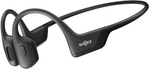 AfterShokz OpenRun Pro - Koptelefoon met micro - open oor - bevestiging achter de nek - Bluetooth - draadloos - zwart