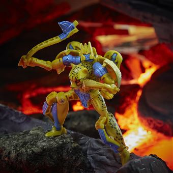 Figurine Transformers Kingdom War pour Cybertron Cheetor Deluxe Class