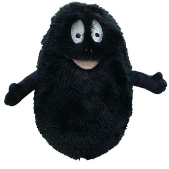 Peluche Parbapapa Barbouille 20 cm Noir