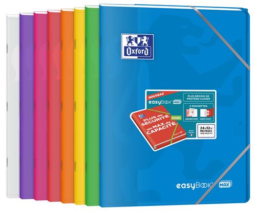 Cahier Grand Format Oxford Easybook Max 24 X 32 Cm Modèle Aléatoire