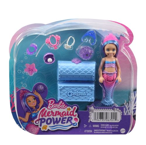 Poupée Barbie Chelsea Sirène et accessoires
