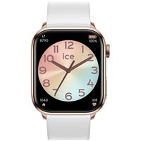 Ice-Watch Smartwatch Smart 2.0 38 mm Rose Goud met Witte band