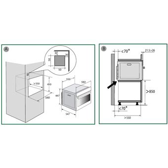 Sauter SKC6302LB - Four micro-ondes grill - intégrable - 40 litres - 1000 Watt - noir