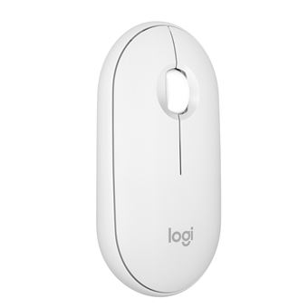 Souris sans fil Bluetooth Logitech Pebble Mouse 2 M350s Blanc