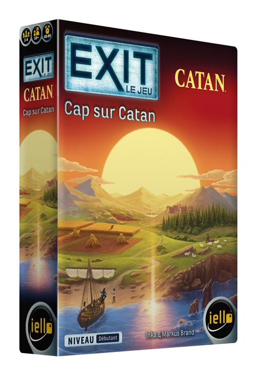 Jeu D'Escape Game Iello 70521 – Exit : Cap sur Catan Coopératif
