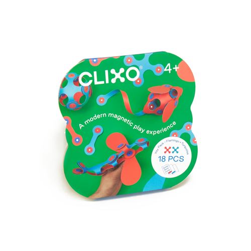 Jeu de construction magnétique Clixo Itsy Pack 18 pièces et - vue 4