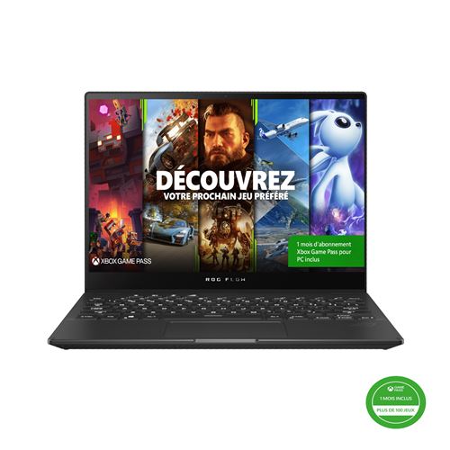 PC Portable Gaming Asus ROG Flow X13-GV301RE-LJ112W 13,4" Full HD WUXGA AMD Ryzen™ 9 6900HS 32 Go RAM 512 Go SSD Nvidia GeForce RTX 3050Ti Noir