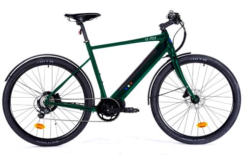 Vélo électrique Le Vélo Mad Sport+ Selle Brooks Cambium 475 W Taille 54 Vert