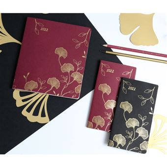 Agenda semainier Exacompta Eurotime 16 Ginkgo 16 x 8,5 cm 2022 Modèle aléatoire