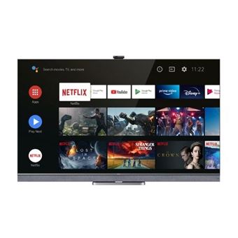 TV QLED TCL 55C825 139,7 cm 4K UHD Smart TV Argent Reconditionné