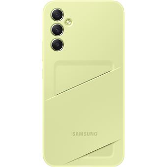 Coque souple Ultra fine avec porte-carte intégré pour Samsung Galaxy A34 5G Vert