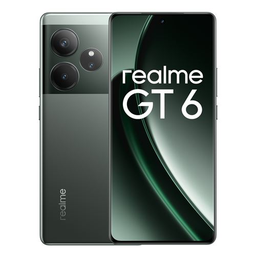 Smartphone Realme GT6 6,78 5G Double nano SIM 256 Go Vert