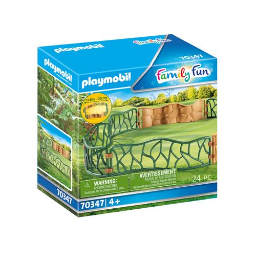 Playmobil Le parc animalier 70347 Enclos 