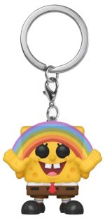 Figurine Funko Pop Keychain Porte-clé Spongebob avec Rainbow