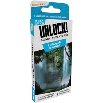 Jeu d’ambiance Asmodee Unlock Short Adventures A la poursuite de Cabrakan