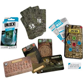 Unlock! Short Adventures: Alla Ricerca Di Cabrakan – Gioco Da Tavolo Escape Room, 1-6 Giocatori, 10+ Anni, Asmodee