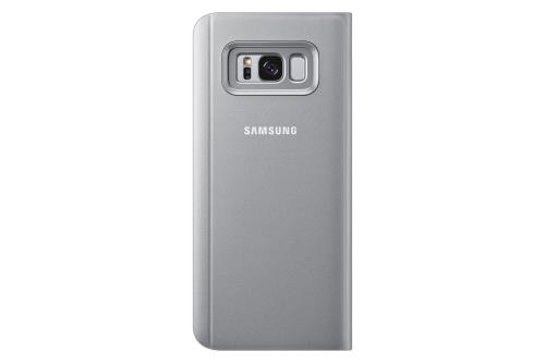 SAMSUNG GALAXY S8+ CLEAR VIEW STANDING COVER SILVER