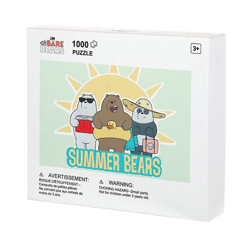 Puzzle 1000 pièces Miniso Vacances We Bare Bears