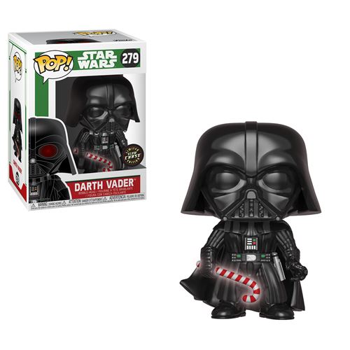 Figurine à tête branlante Funko Pop Star Wars Darth Vader Holiday