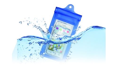 Etui waterproof Temium Bleu pour smartphone