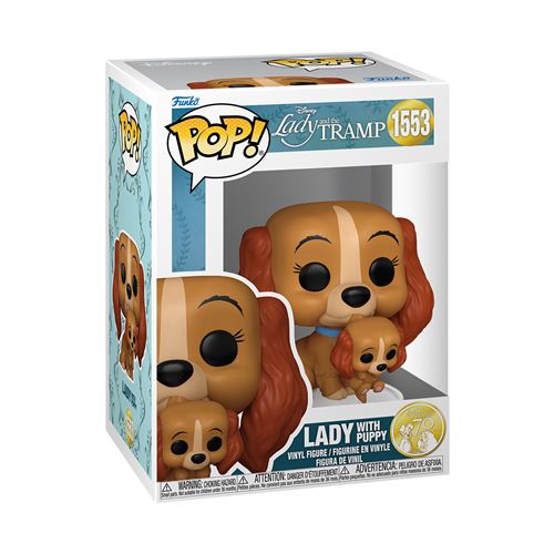 Figurine Pop! La Belle Et Le Clochard Lady Avec Chiot N° 1553 Funko - vue 2