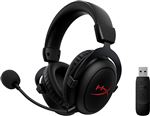 Micro-casque circum-aural sans fil Gaming HyperX Cloud Core Wifi Noir