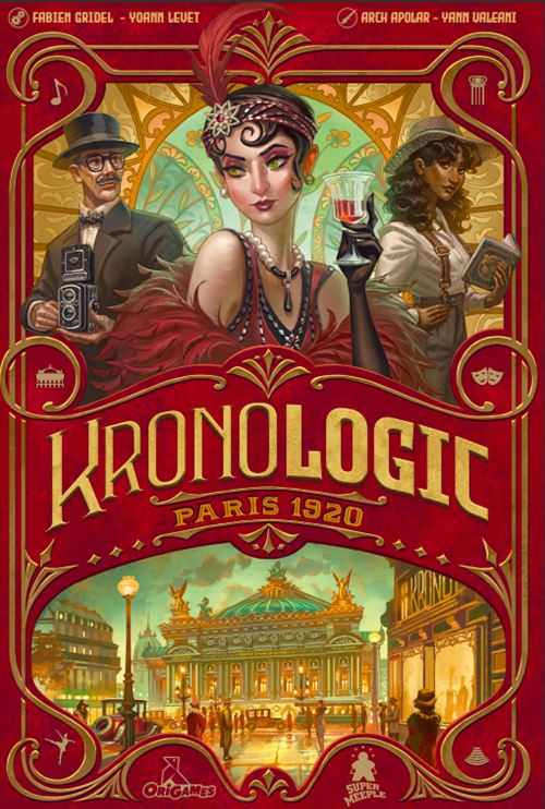 Boite de Jeu d'enquête Origames Kronologic Paris 1920