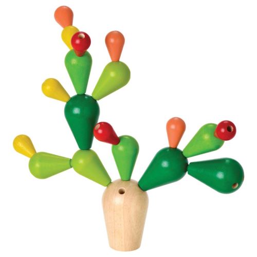 PLAN TOYS - Mikado cactus, en bois d'hévéa