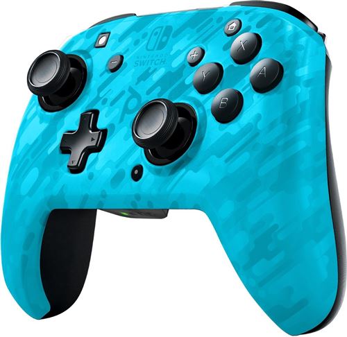 OFFICIAL FACEOFF DELUXE+ AUDIO WRLS BLUE CONTROLLER CAMO