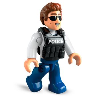 Jeu de construction Mega Bloks Véhicule de police