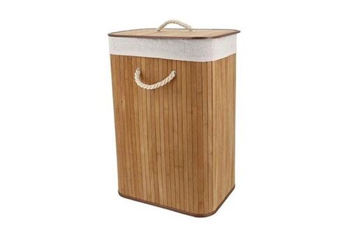 Panier à linge rectangulaire pliable Compactor Marron