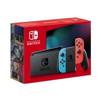 Console Nintendo Switch avec paire de Joy-Con sans fil Rouge et Bleu Neon V3