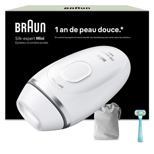 Appareil à Lumière Pulsée Braun Silkexpert Mini Pl1114 Blanc