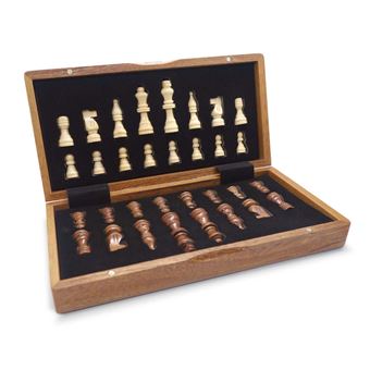 Jeu de société Smir Coffret échecs bois 30 x 15 cm