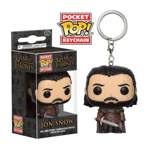 POCKET POP KEYCHAINS : GAME OF THRONES-JON SNOW VERSION 2