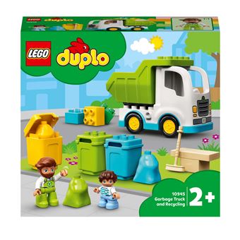 LEGO® DUPLO® 10945 Le camion poubelle et le tri sélectif - Lego - Achat &  prix