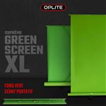 Fond Vert rétractable Oplite Supreme Green Screen XL