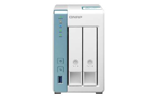Serveur NAS Qnap TS-231K 1 Go Blanc