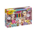 Set de 2 poupées Goliath Rain & Bow Twins Colour 'n' Style