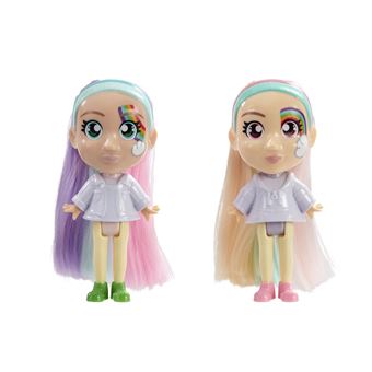 Set de 2 poupées Goliath Rain & Bow Twins Colour 'n' Style