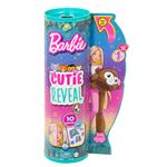 Poupée Barbie Cutie Reveal Série Jungle avec singe